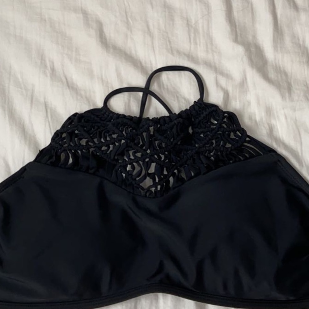 Black brand new bikini top
